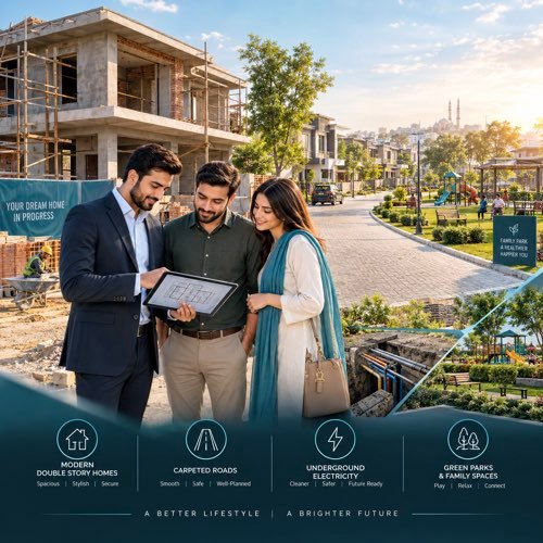 Buy commercial plots and high yield retail shops in Lahore by Azlan Associates