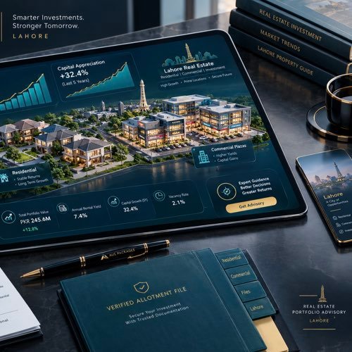 Strategic real estate property investment and portfolio advisory services in Lahore by Azlan Associates